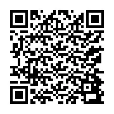 Codice QR per il numero di telefono +13174893268