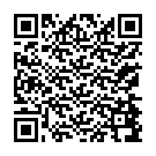 QR код за телефонен номер +13174896129