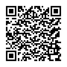 Kod QR dla numeru telefonu +13174938051