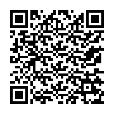 Código QR para número de teléfono +13175275407