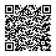 Código QR para número de teléfono +13175275596