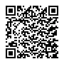 Código QR para número de teléfono +13175505548