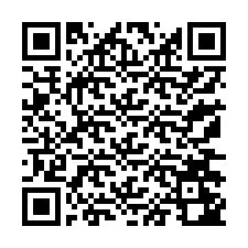 QR Code สำหรับหมายเลขโทรศัพท์ +13176242790