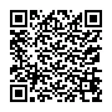 Código QR para número de teléfono +13176478048