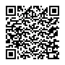 Código QR para número de teléfono +13176720113