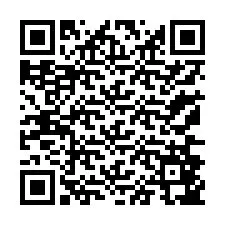 Código QR para número de telefone +13176847631