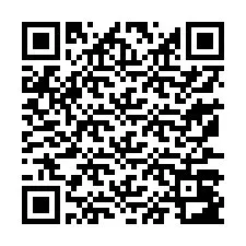 Codice QR per il numero di telefono +13177083862