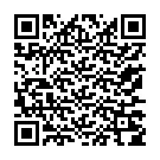 QR-код для номера телефона +13177204033