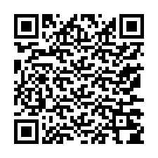 QR kód a telefonszámhoz +13177204036