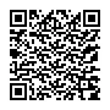 QR kód a telefonszámhoz +13177204040