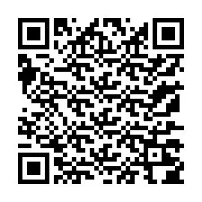 QR kód a telefonszámhoz +13177204041