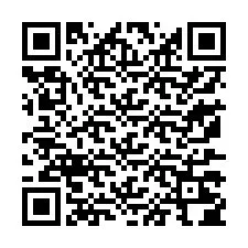 QR kód a telefonszámhoz +13177204042