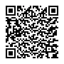 QR-koodi puhelinnumerolle +13177204046