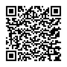 QR kód a telefonszámhoz +13177204047