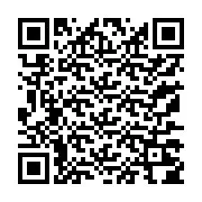 QR-код для номера телефона +13177204050