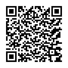 QR код за телефонен номер +13177204051