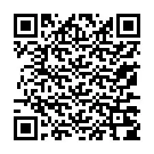 QR-code voor telefoonnummer +13177204053