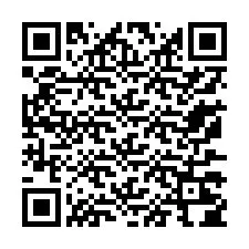 QR kód a telefonszámhoz +13177204057