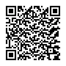 QR код за телефонен номер +13177204061