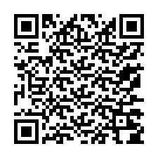 Código QR para número de teléfono +13177204063