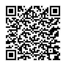 QR код за телефонен номер +13177204065