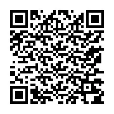 QR-code voor telefoonnummer +13177204066