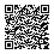 QR-code voor telefoonnummer +13177204069