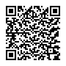 QR-код для номера телефона +13177204070