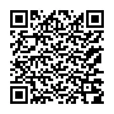 Código QR para número de teléfono +13177204071