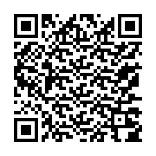 QR-code voor telefoonnummer +13177204073