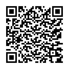 QR код за телефонен номер +13177204086