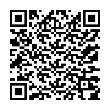 QR-koodi puhelinnumerolle +13177204089