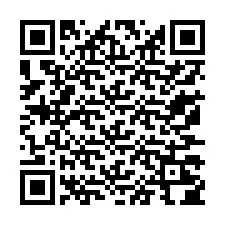 Código QR para número de teléfono +13177204093