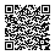 Codice QR per il numero di telefono +13177204096