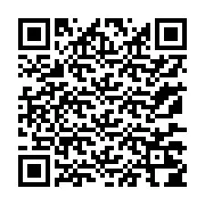 QR код за телефонен номер +13177204101