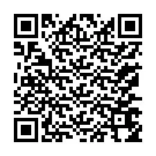 Código QR para número de telefone +13177654379