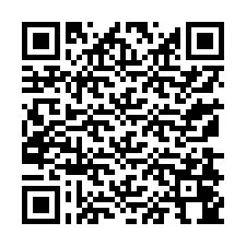 Código QR para número de teléfono +13178044144