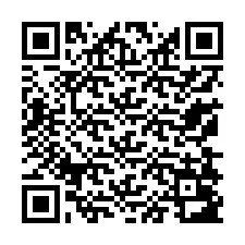 Codice QR per il numero di telefono +13178083427