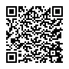 Código QR para número de teléfono +13178085986