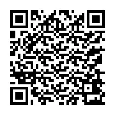 Código QR para número de telefone +13179423978