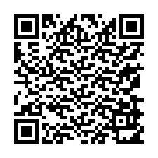 QR-code voor telefoonnummer +13179911332