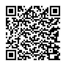 QR-koodi puhelinnumerolle +13182000038