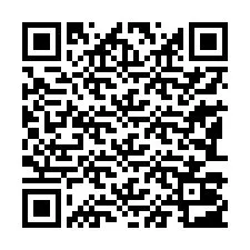 QR-koodi puhelinnumerolle +13183003132