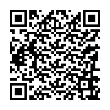 Código QR para número de teléfono +13186667158