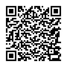 Codice QR per il numero di telefono +13187033247