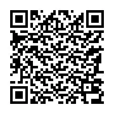 QR kód a telefonszámhoz +13187036248