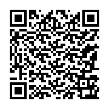 QR-koodi puhelinnumerolle +13187163075