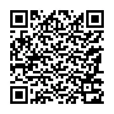 Código QR para número de teléfono +13187322758