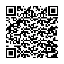 QR-koodi puhelinnumerolle +13212002616