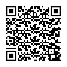 QR-код для номера телефона +13212043325